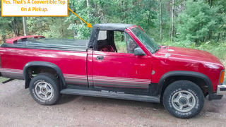 There's A Super-Rare Dodge Dakota Convertible For Sale In Michigan Right Now So Seize The Moment